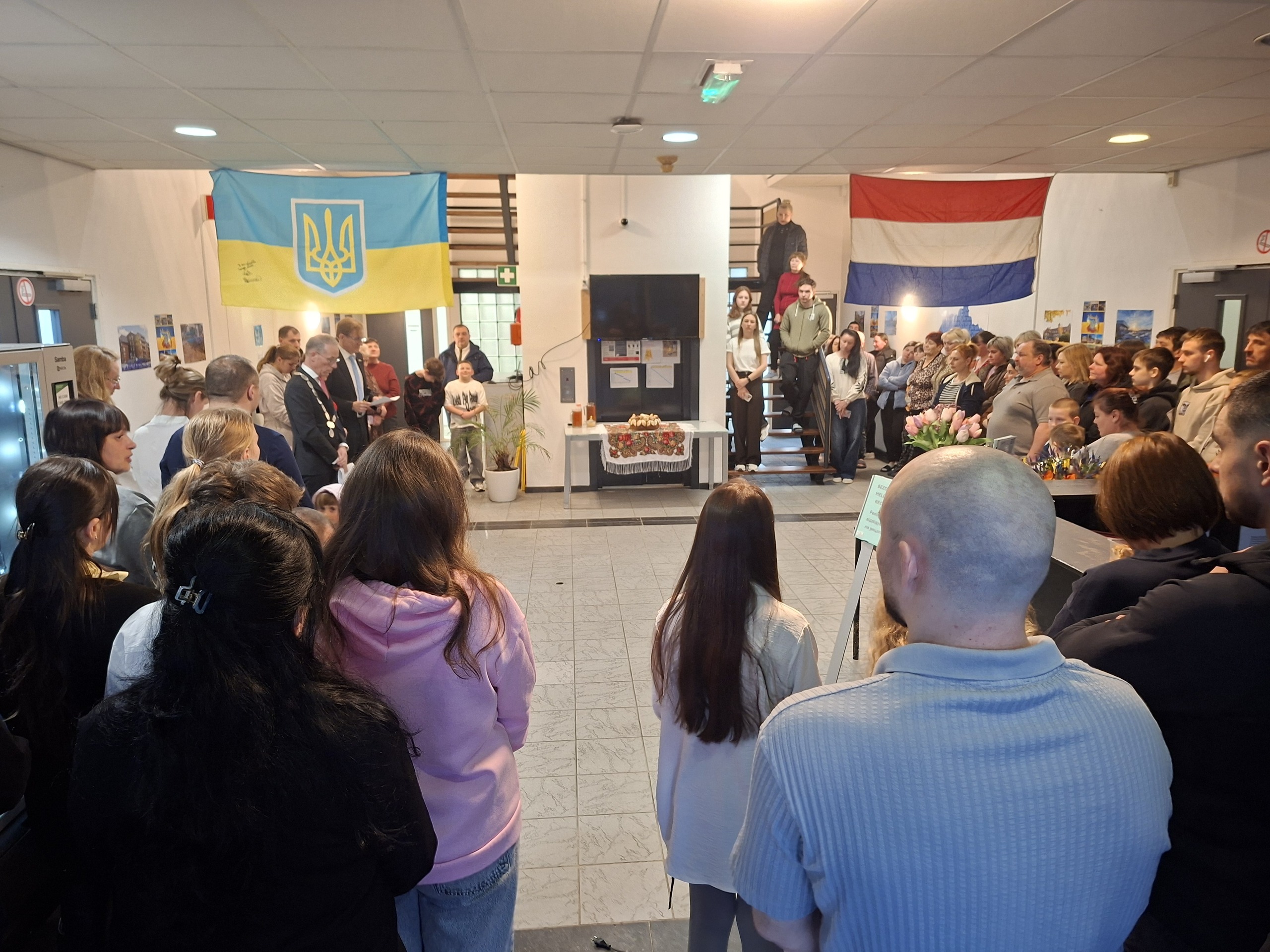 Herdenkingsbijeenkomst Oekraïne opvang