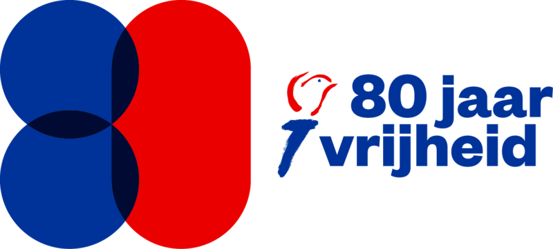 Logo 80 jaar vrijheid